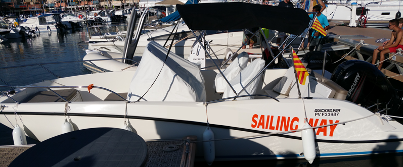 Motorboote in Port Leucate